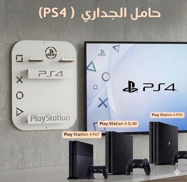 الحامل الجداري ل ps4 🎮