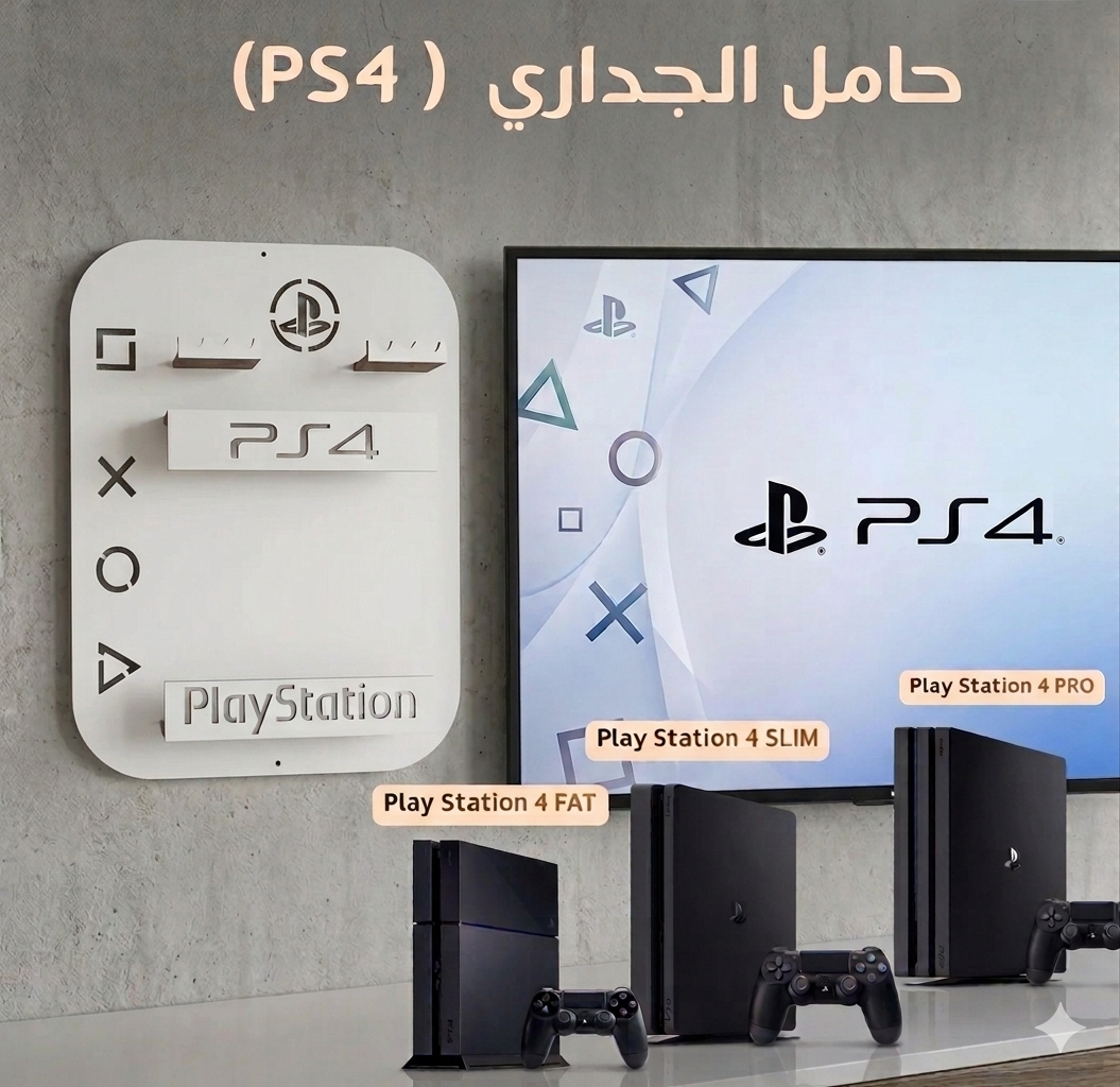 الحامل الجداري ل ps4 🎮