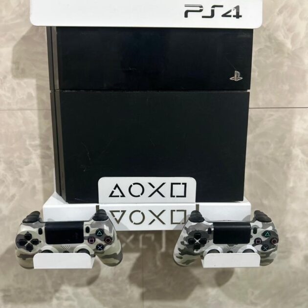 حامل الحائط حديدي لجهاز PlayStation 4 وأجهزة التحكم 🎮