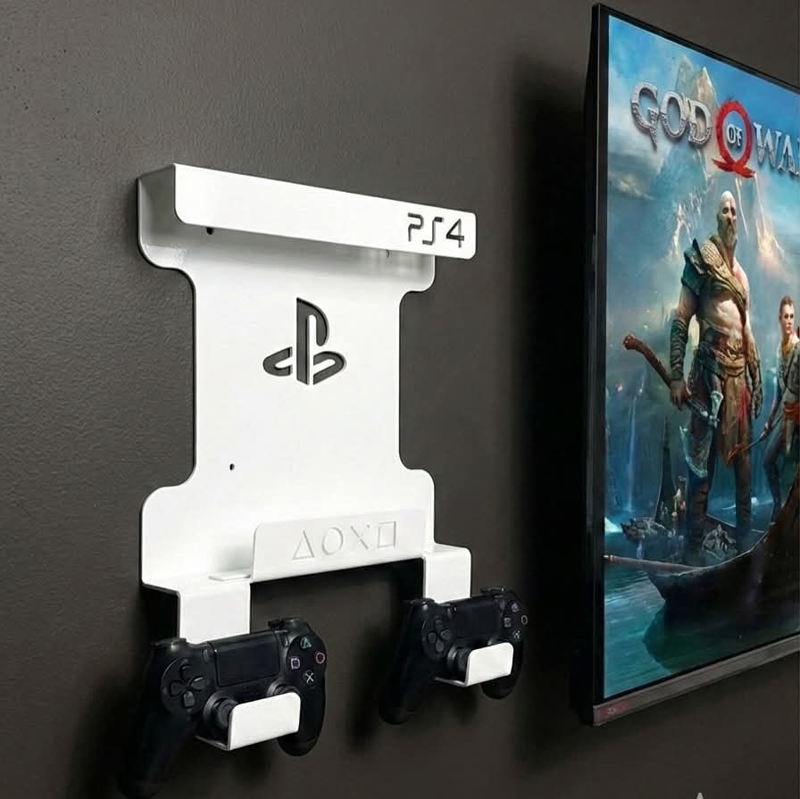 حامل الحائط حديدي لجهاز PlayStation 4 وأجهزة التحكم 🎮 - الصورة 6