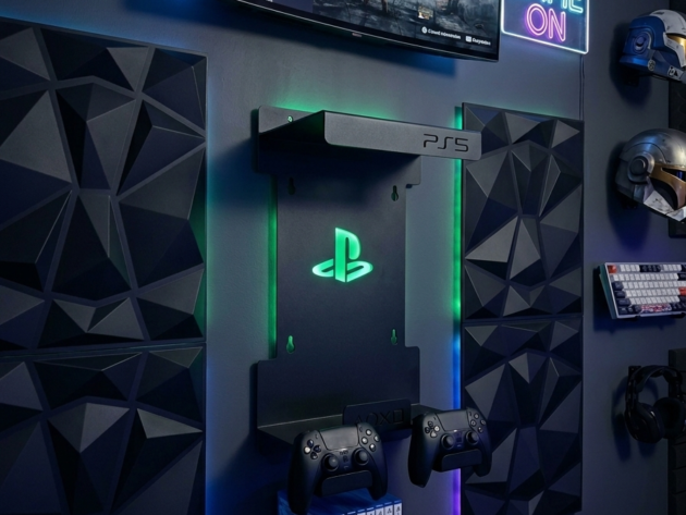 حامل الحائط حديدي لجهاز PlayStation 5 وأجهزة التحكم 🎮