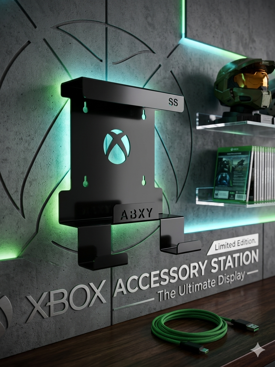حامل جداري حديدي مخصص لأجهزة Xbox - الصورة 2